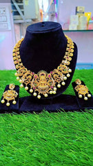 Buy Indian Temple Jewelry Set & Earrings for Weddings & Parties USA