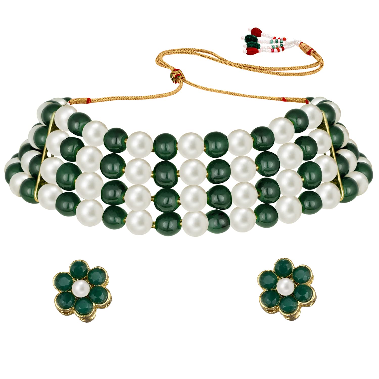 Faux Pearl Necklace & Jewelry Set Gift for Women