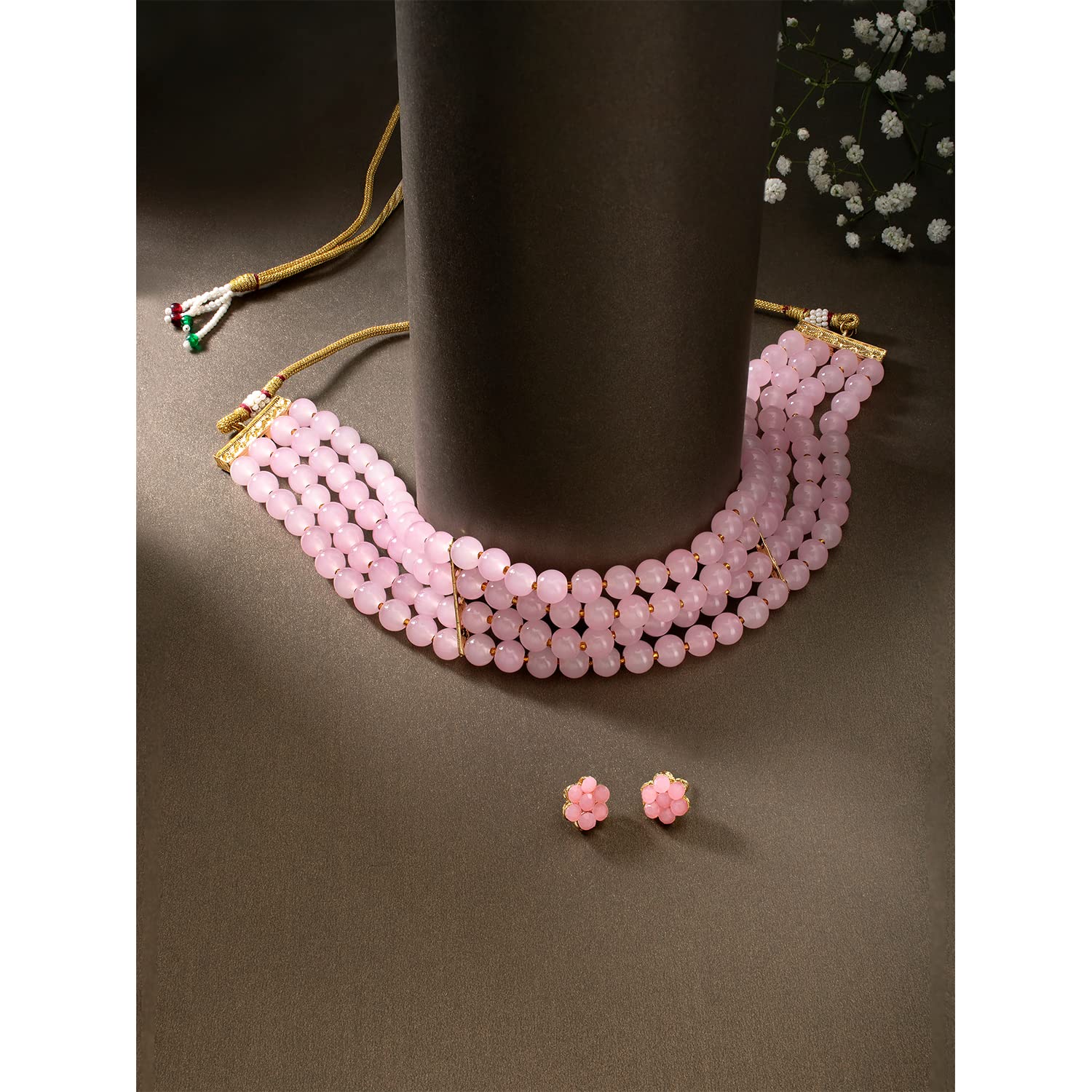 Faux Pearl Necklace & Jewelry Set Gift for Women
