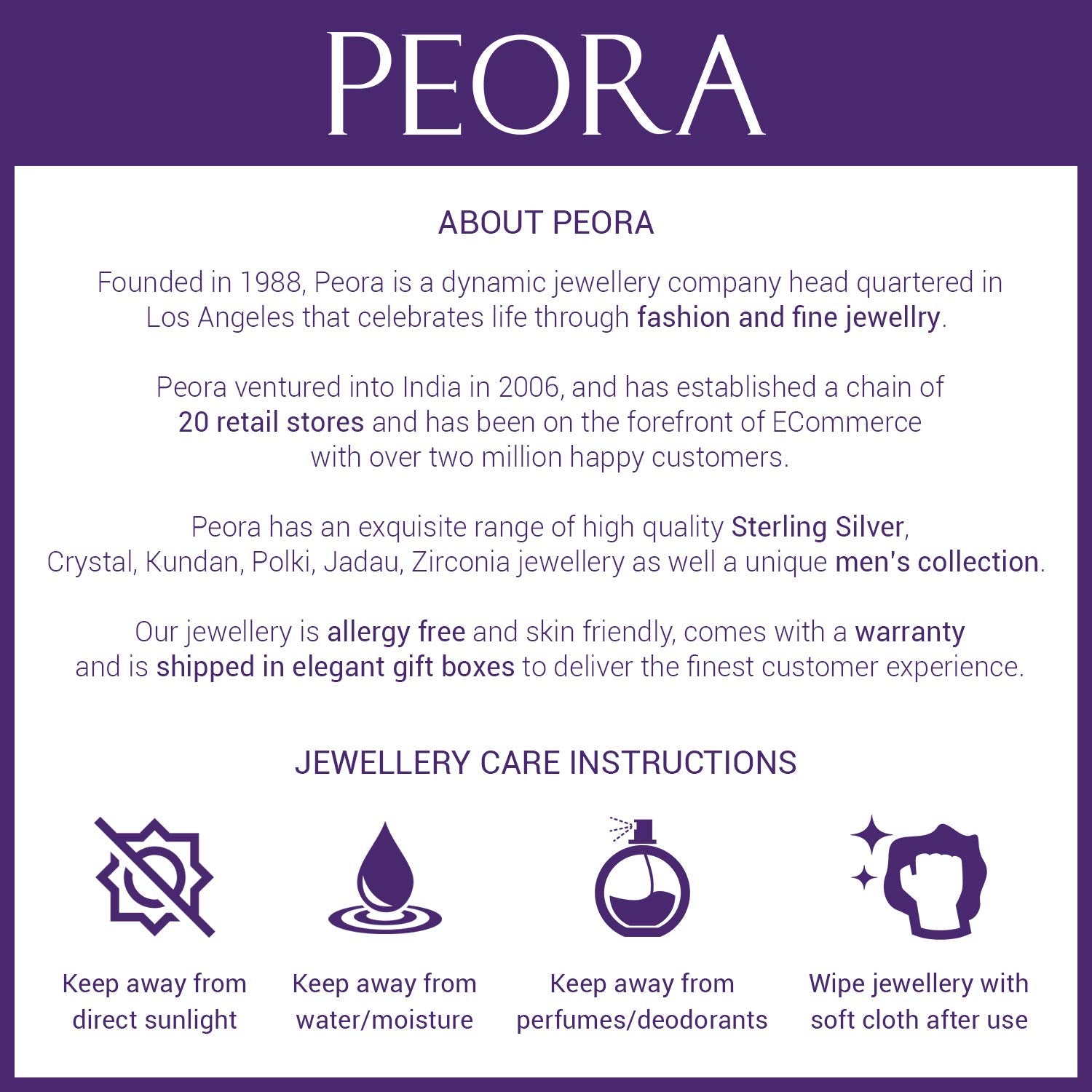 Peora Ethnic Indian Traditional Kundan Dulhan Bridal Jewelry Set Gift for Women