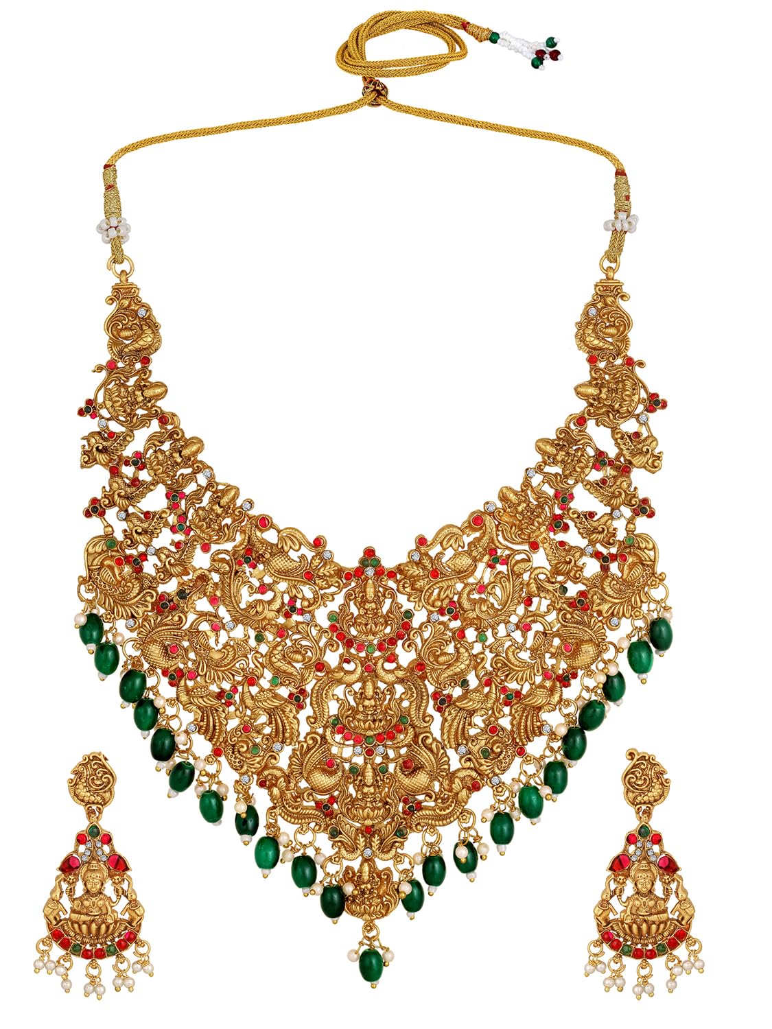 Fashion Latest Stylish Fancy Pearl Choker Traditional Jewellery Set for Women