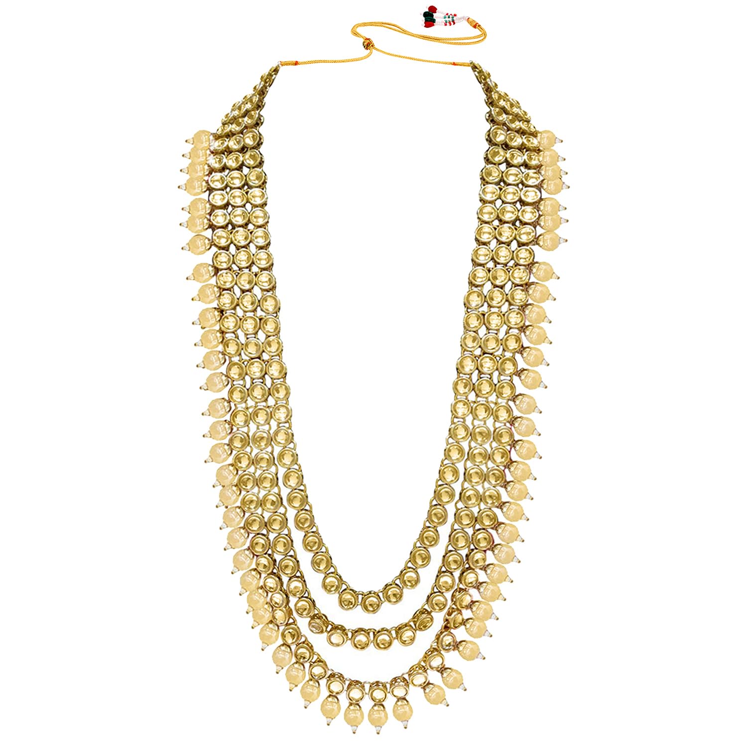 Kundan Faux Pearl Bridal Jewelry Set Gift for Women