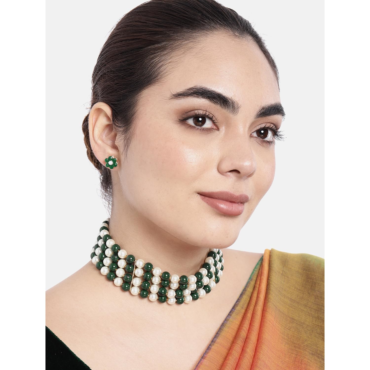 Faux Pearl Necklace & Jewelry Set Gift for Women