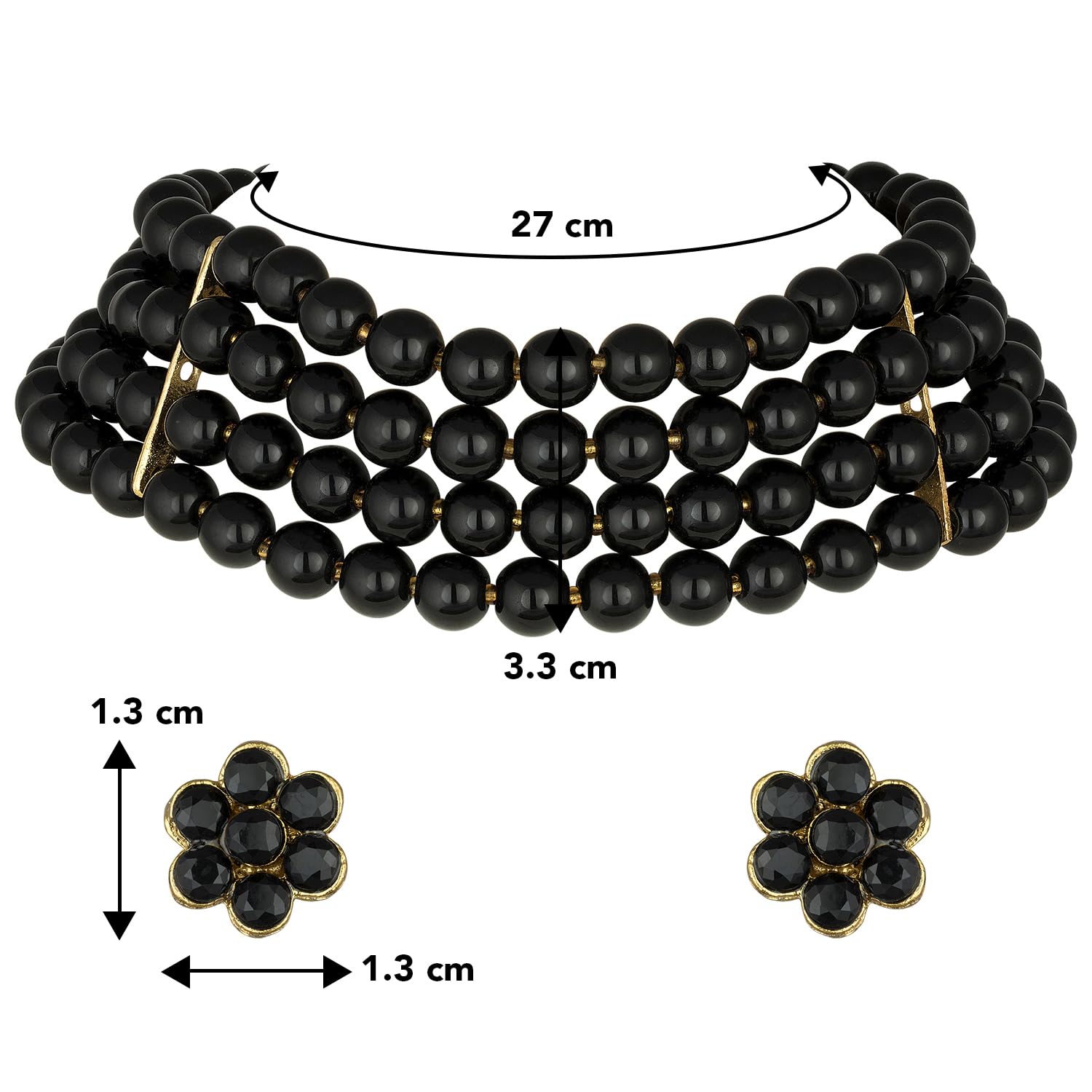 Faux Pearl Necklace & Jewelry Set Gift for Women
