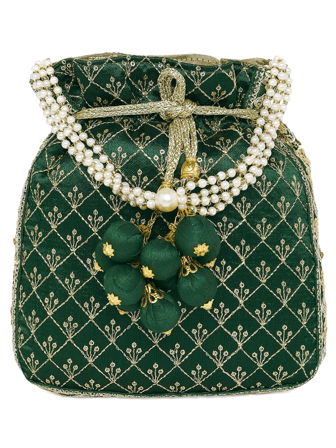 Kundan Faux Pearl Bridal Jewelry Set Gift for Women