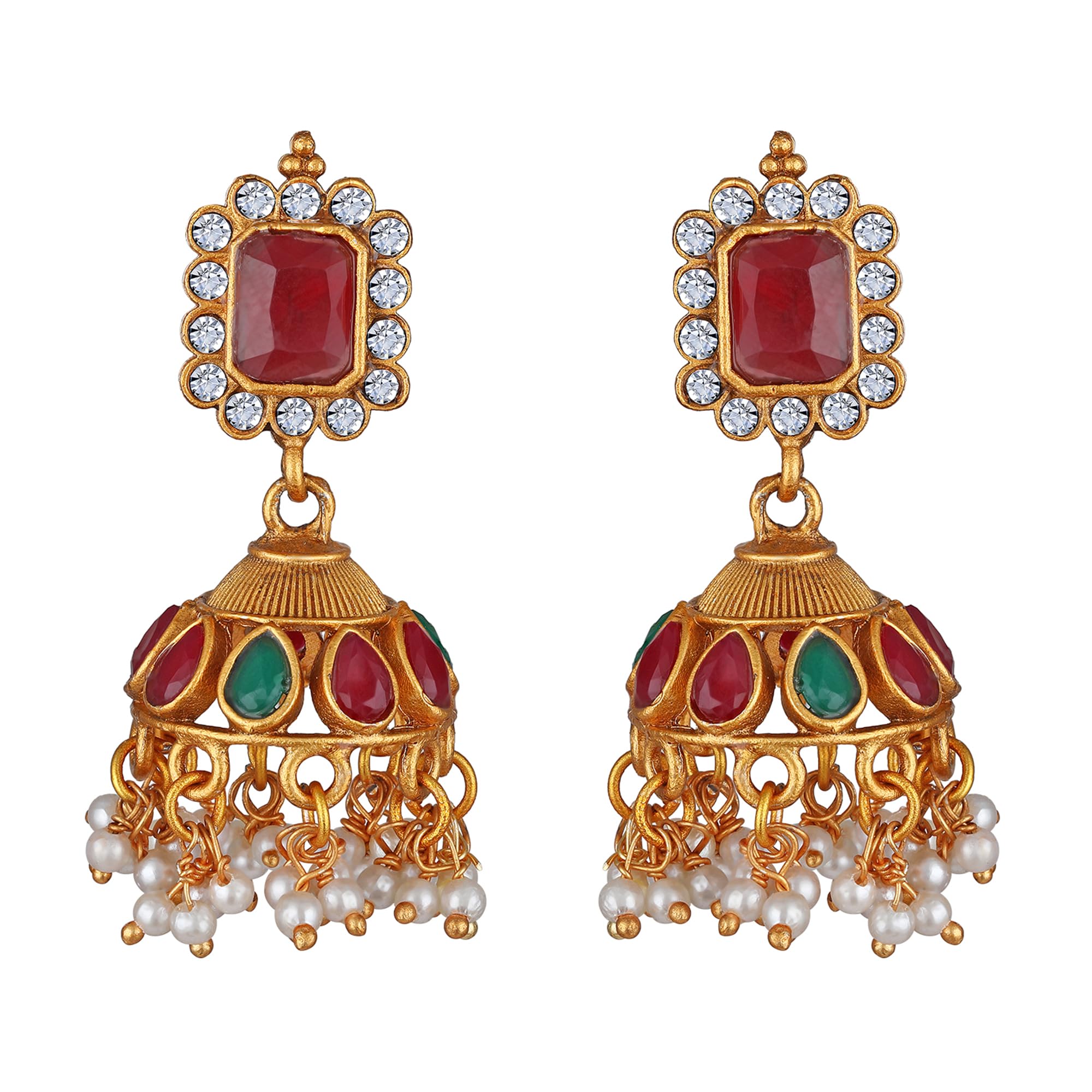 Fashion Latest Stylish Fancy Pearl Choker Traditional Jewellery Set for Women