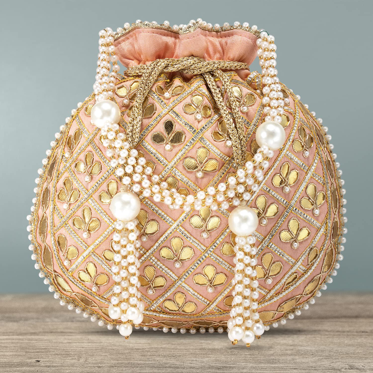 Kundan Faux Pearl Bridal Jewelry Set Gift for Women