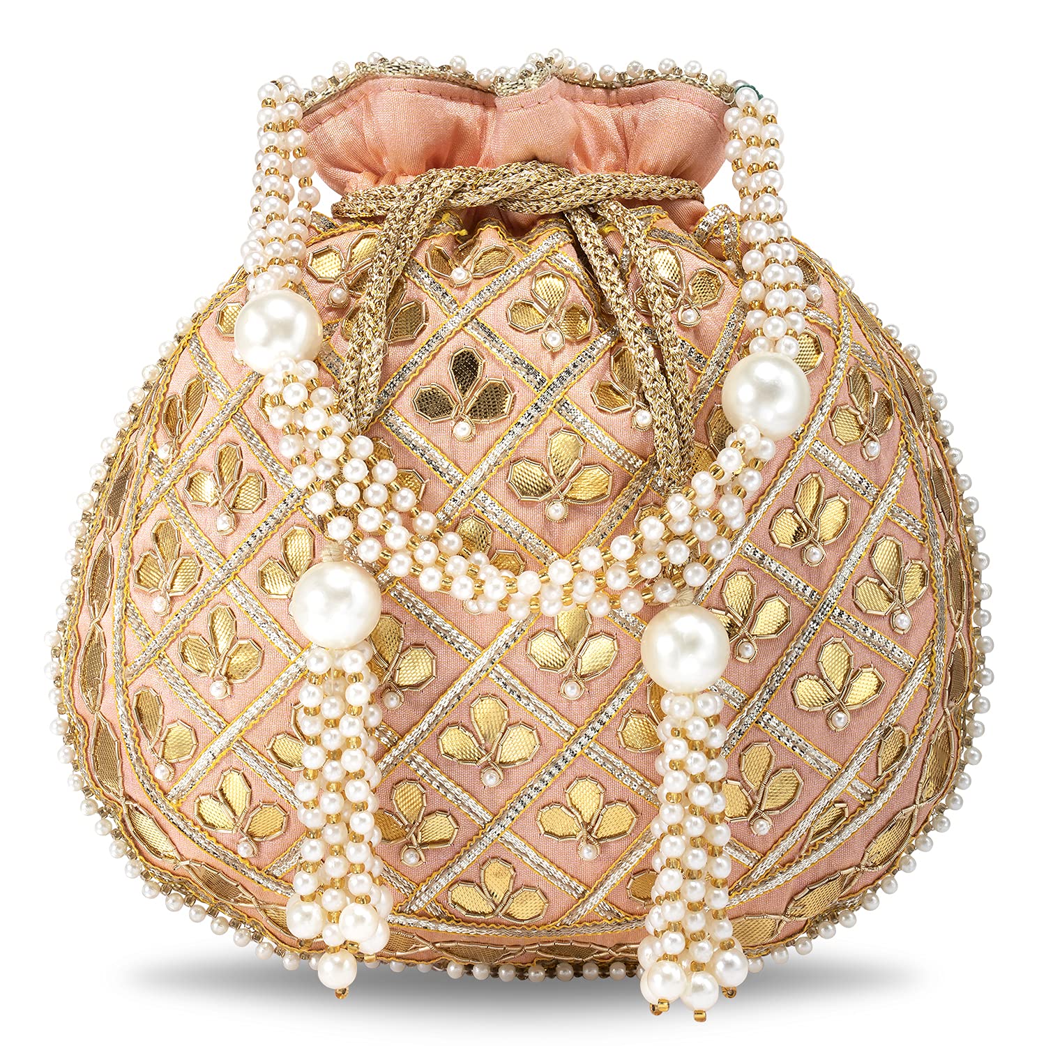 Kundan Faux Pearl Bridal Jewelry Set Gift for Women