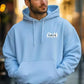 Men's "Call of the Ocean" Hoodie - Light Blue Nautical Ship Sweatshirt